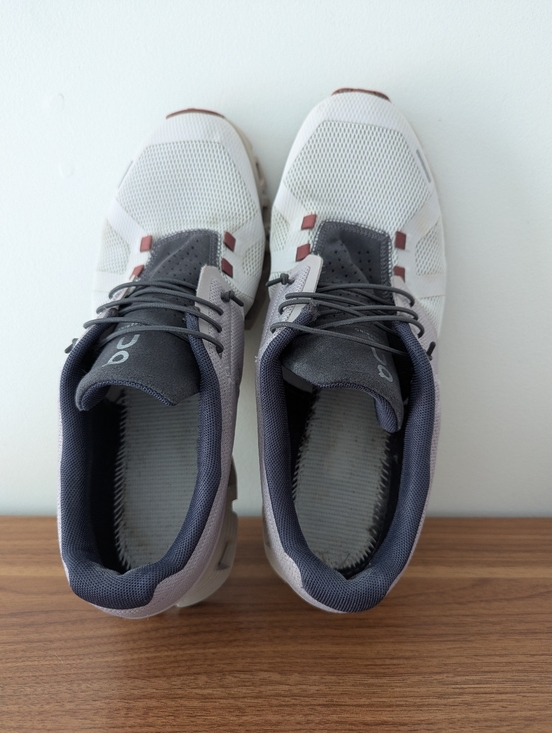 On Running Cloud 5 Pearl Frost Shoes Sneakers Women's Size 9.5 - Picture 7 of 10